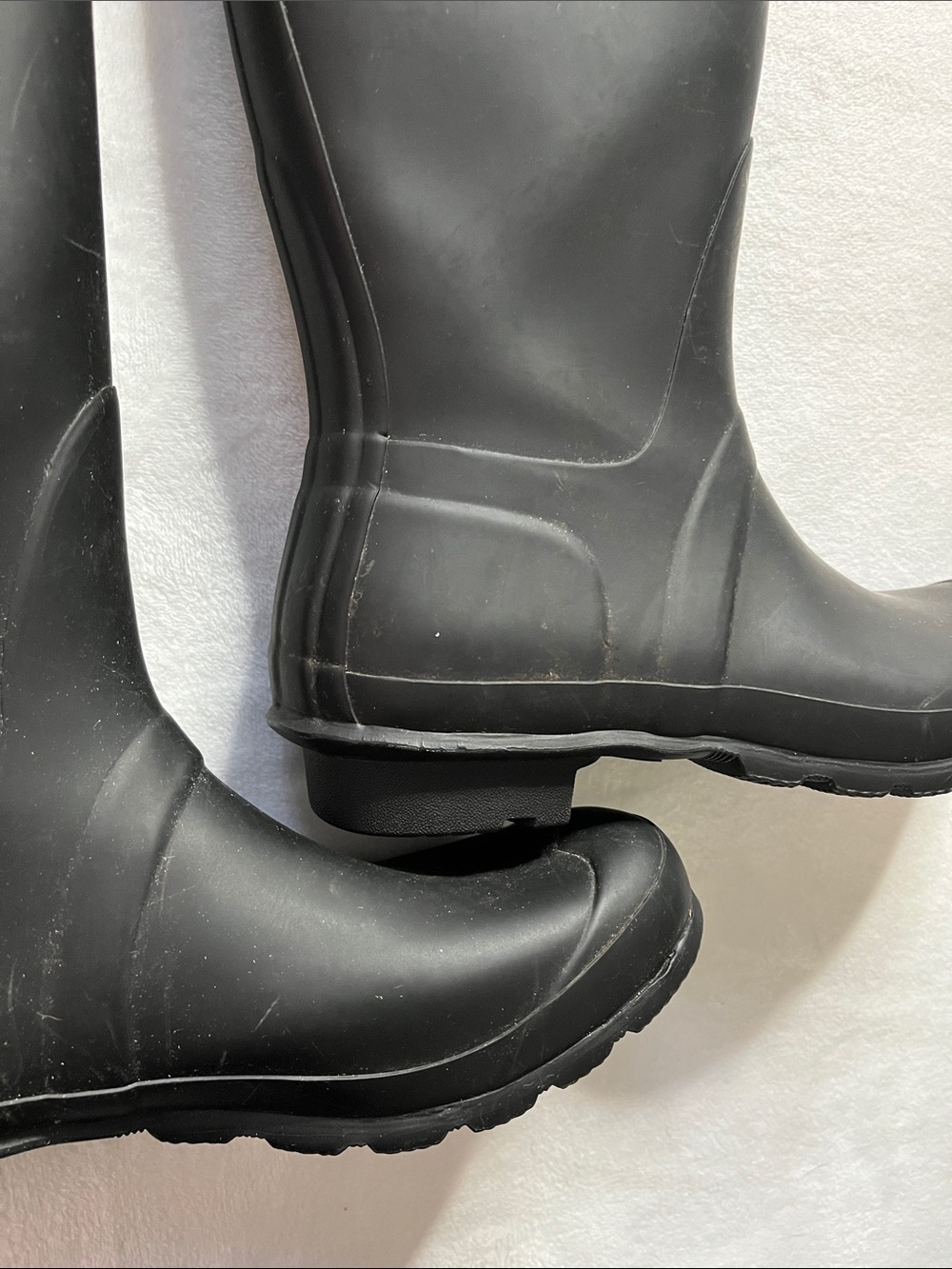 Hunter size 9 Original Tall Matte Black Waterproof Rain Boots - Picture 5 of 13